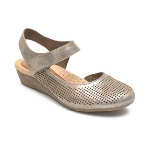 Rockport Cobb Hill Judson Sling Metallic 9